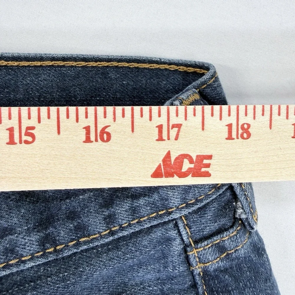 Levi's 559 Relaxed Straight Jeans Mens 36x32 Dark Wash Blue Denim Red Tab EUC